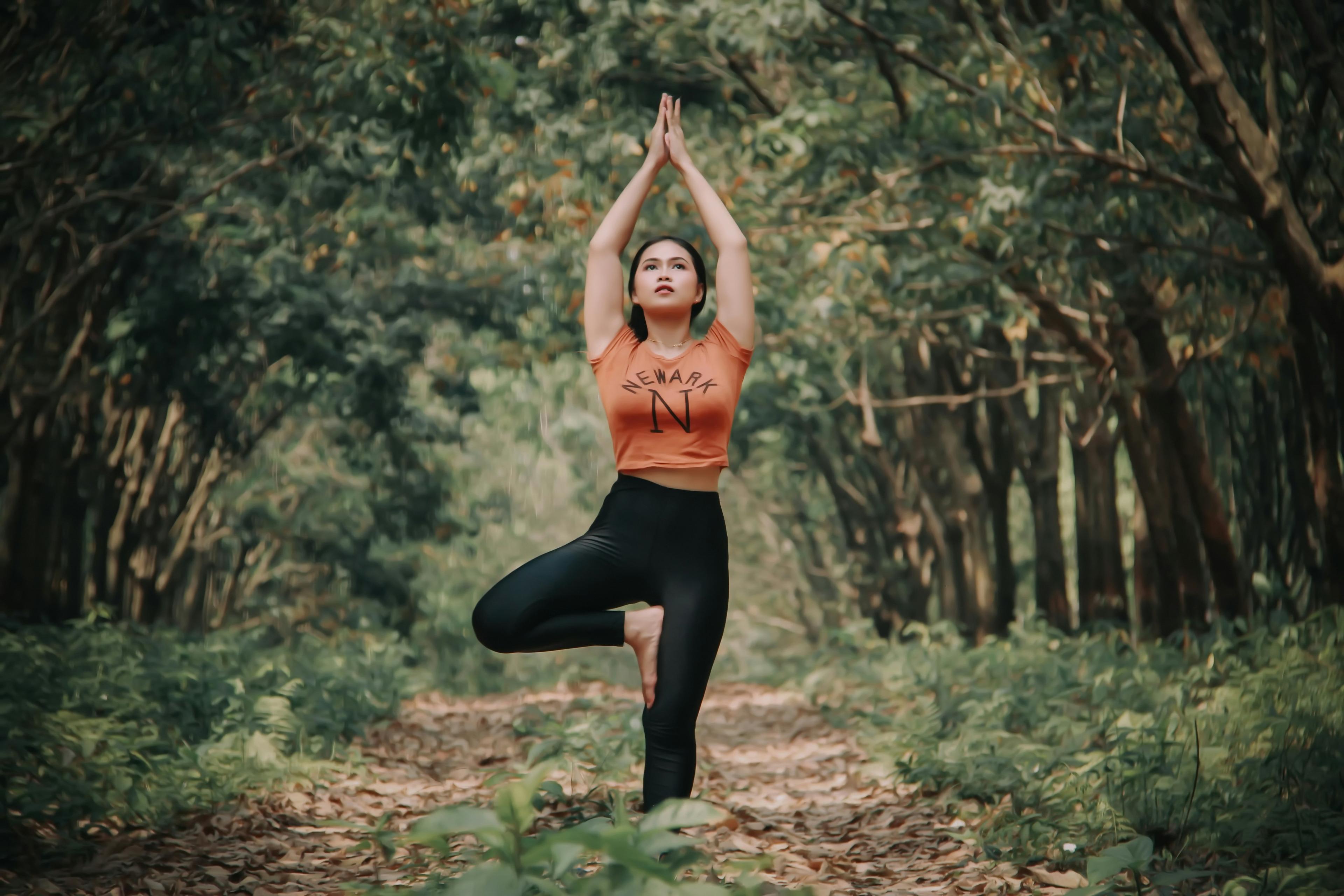 Yoga Image Representing Health and Peace